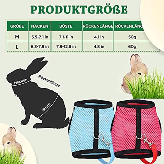 Adjustable Soft Vest Harness Leash For Small Animals, Nylon Adjustable Buckle Pet Leash, Suitable For Cats, Guinea Pigs, Chinchillas, Ferrets, Hamsters, Rats, Mice