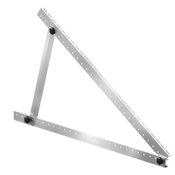 Adjustable Solar Panel Mounting Brackets 0 to 90 Degrees Tilt - Fits 50-Inch Solar Panels for Home & RV Use
