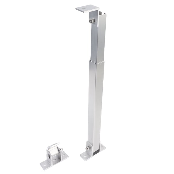 Adjustable Solar Panel Tilt Mount Bracket 15-30 Degrees for RVs, Boats, and Roofs - High Strength Aluminum Alloy Mounting Kit