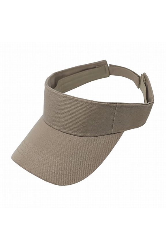 Adjustable Solid Color Sun Hat, Large Brim Outdoor Visor Hat, Leisure Sun Shade Cap, Unisex Lightweight Breathable Portable Headwear for Travel Outdoor Activity Vacation Universal Sun Hat,Khaki