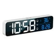 thumbnail image 1 of Adjustable Sound LED Digital Screen Alarm Clock - ABS Rechargeable Wake Up Clock for Office, 1 of 8
