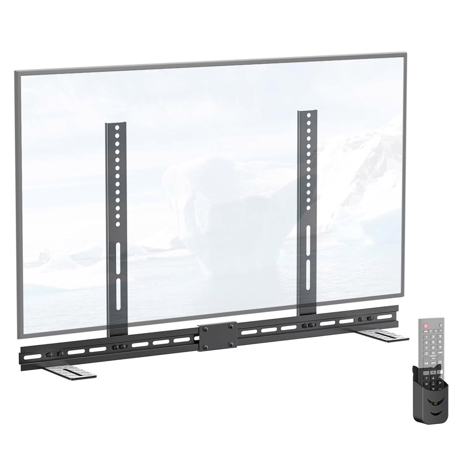 Adjustable Soundbar Mount For Flat Screen HDTV Easy Installation Metal ...