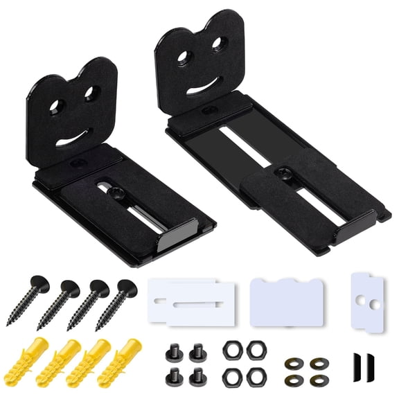 Adjustable Soundbar Rail System For Home Theater Sound Setups