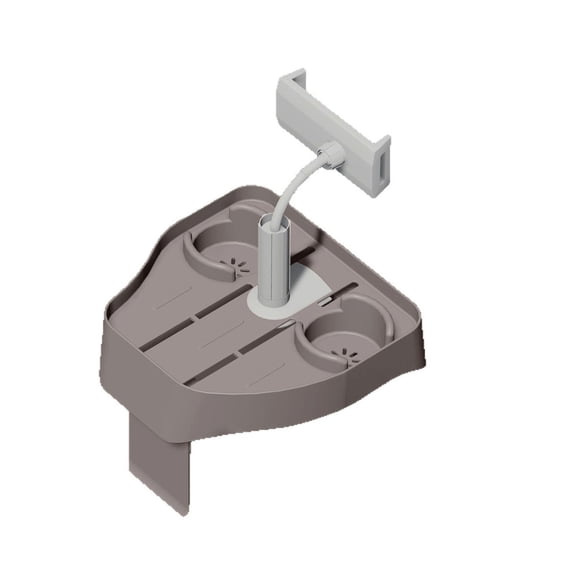 Adjustable Spa Tray Table with Cup Holder and Phone Mount for Outdoor Pools and Hot Tubs Sturdy Aluminum Caddy for Relaxing Soaks Universal Fit and Design for All Ages Must-Have Hot Tub Accessories