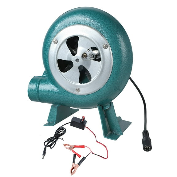 Adjustable Speed 12V Electric Blower with 130cm Cable Outdoor Enthusiasts for Barbecue Picnics & Metalworker Furnaces