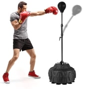 Adjustable Speed Bag and Stand Set - Boxing Speed Trainer for Kickboxing, Reflex Bag, and Fitness Training