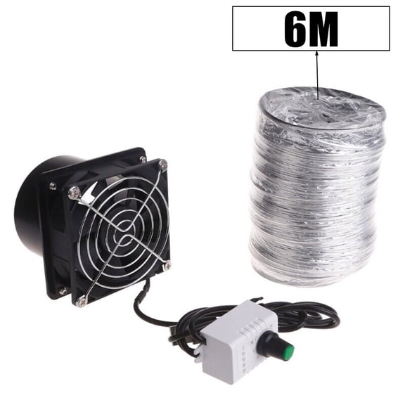 Adjustable Speed Fume Extractor Fan with USB Connection and Multiple Duct Length Options for Cleaner Air in Work Areas