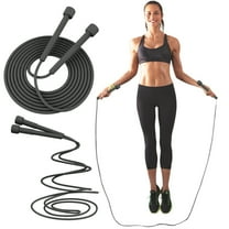 Adjustable Speed Jump Ropes for Fitness Training PVC Lightweight Rope with Non-slip Handles for Kids and Adults for Cardio Workouts