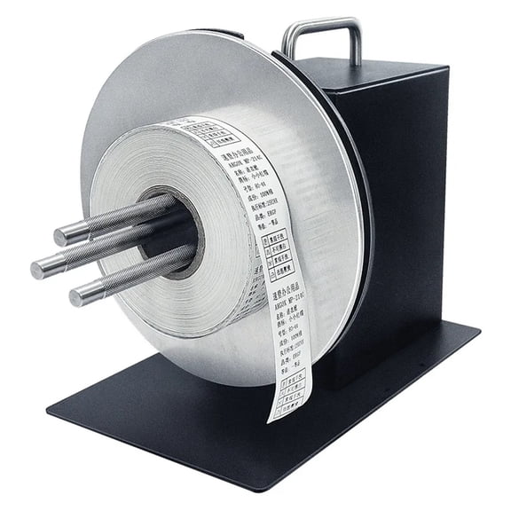 Adjustable Speed Label Rewinder, Two-way Automatic Rewinder, Self-adhesive Barcode Machine Clothing Tag Reeler ,Wide Range