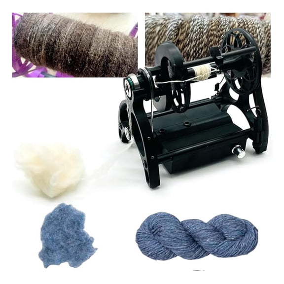 Adjustable Speed Wool Yarn Winding Machine,12v Yarn Spinning Wheel,800rpm Speed,Modular Design,Easy to Disassemble,4 Ounce Capacity,for Yarn Weaving,Green