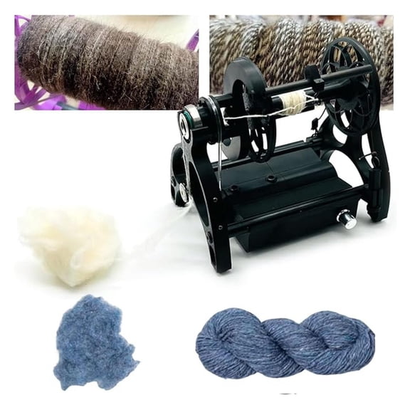 Adjustable Speed Wool Yarn Winding Machine,12v Yarn Spinning Wheel,800rpm Speed,Modular Design,Easy to Disassemble,4 Ounce Capacity,for Yarn Weaving,Pink