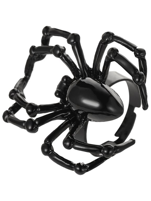 Adjustable Spider Ring, Simulation Animal Jewelry for Gothic Punk Style Halloween