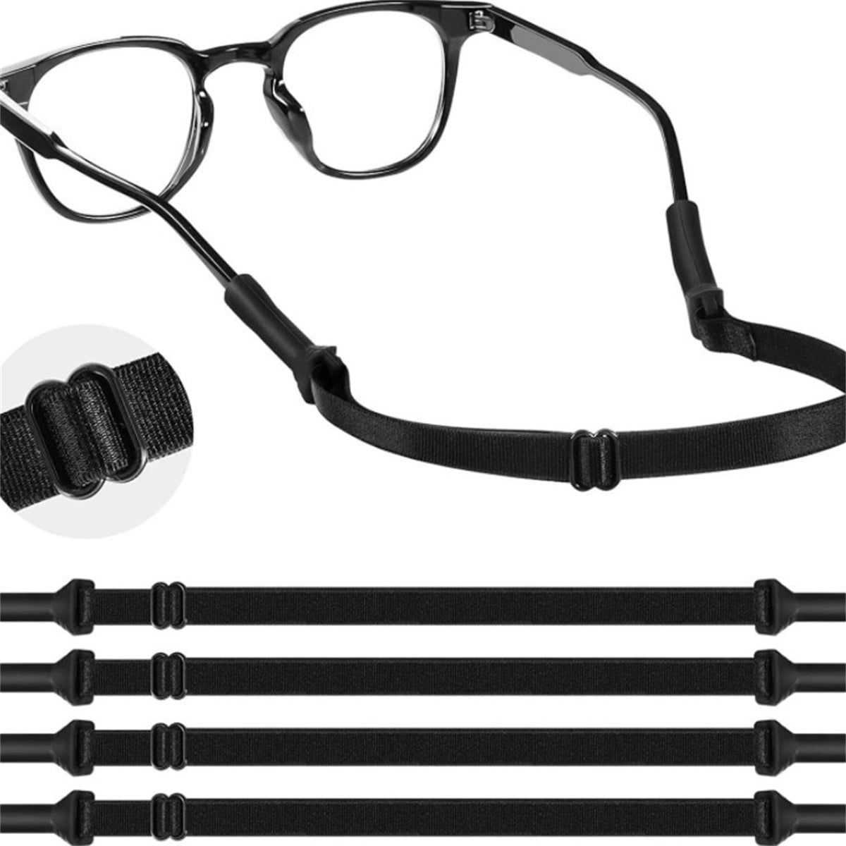 Adjustable Sports Glasses Straps,4 Pcs Child Glasses Elastic Bands,Eyeglasses Holder Straps,No