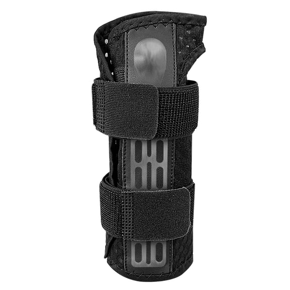 Adjustable Sports Wrist Guard With Aluminum Splint And PU Leather Great Stability For High Intensity Athletic Activity