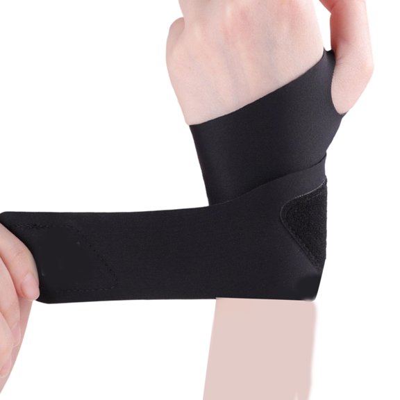 Adjustable Sports Wristband Sweat Absorbent Wrist Wrap Supportive Sleeve For Racquet Game Travel Friendly