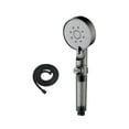 thumbnail image 1 of Adjustable Spray Shower Head Turbo 5 Speed Handheld with Extended 2-Meter Hose,Bathroom Replacement, 1 of 2