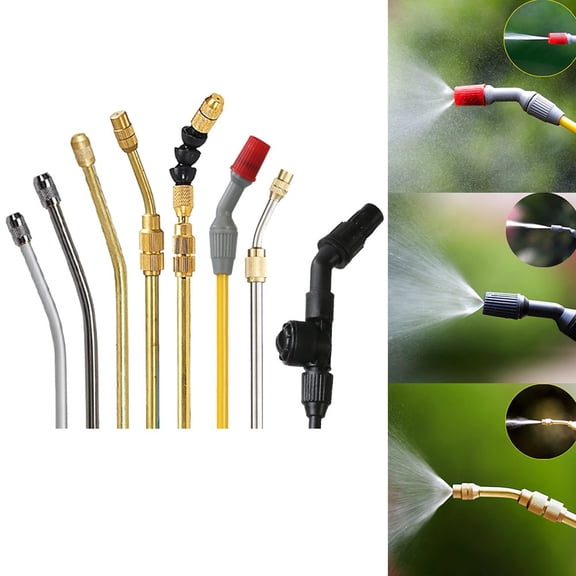 Adjustable Sprayer Nozzle Stainless Steel Stretchable Telescopic Rod H Smile Home