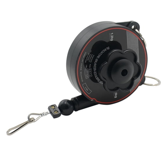 Adjustable Spring Balancer for 1.3-6.6 lbs Load with 2M Retractable Cable, Heavy Duty Tension Tool for Electric Screwdrivers and Assembly Line Workflow