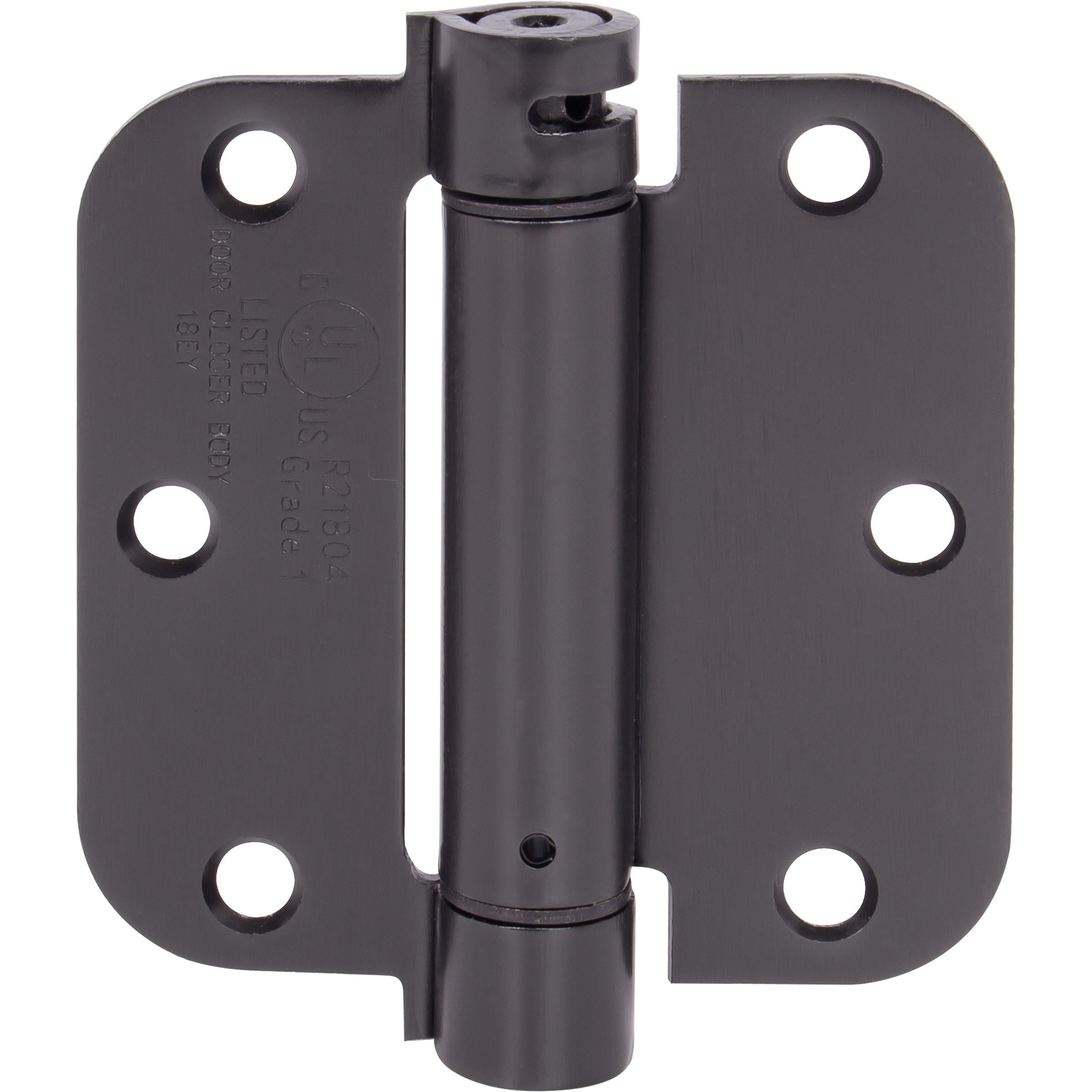 Adjustable Spring Hinge, 3-1/2 Inches, 5/8