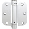 thumbnail image 1 of Adjustable Spring Hinge, 3-1/2 Inches, 5/8" Radius Corner, Satin Chrome by Stone Harbor Hardware, 1 of 29