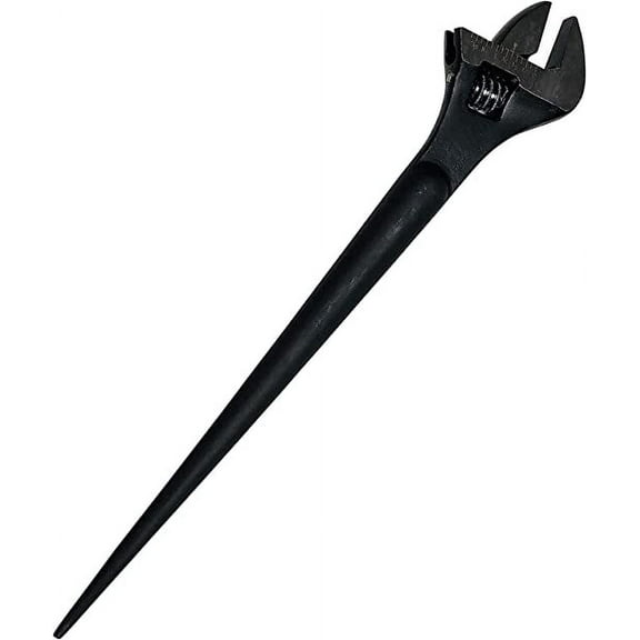 Adjustable Spud Wrench (Black Oxide) (16-INCH)