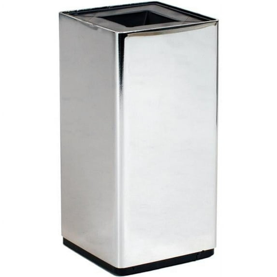 Adjustable Square Furniture Leg, Chrome - 4 in. - Pack of 4
