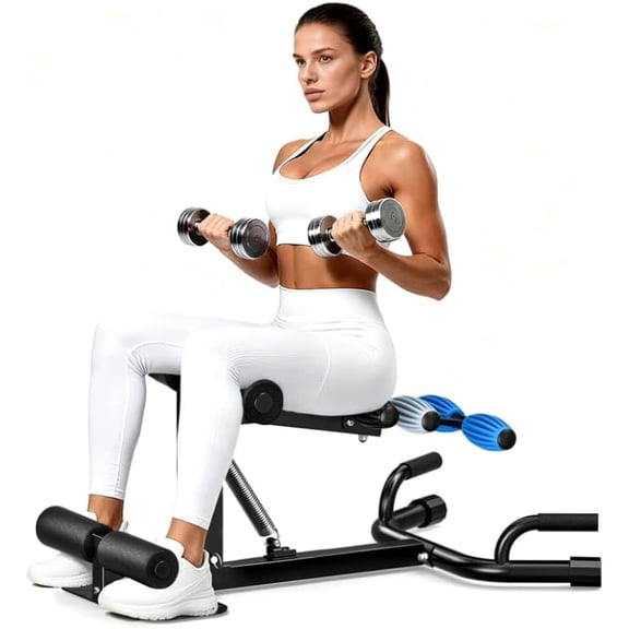 Adjustable Squat Machine for Women, Glutes Trainer for Gym, 4-Level Resistance & Core Workout Equipment with Deep Squat Support, 300 lbs Capacity