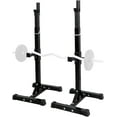 Adjustable Squat Rack Stand Barbell Bench Press Stands Rack Push Up