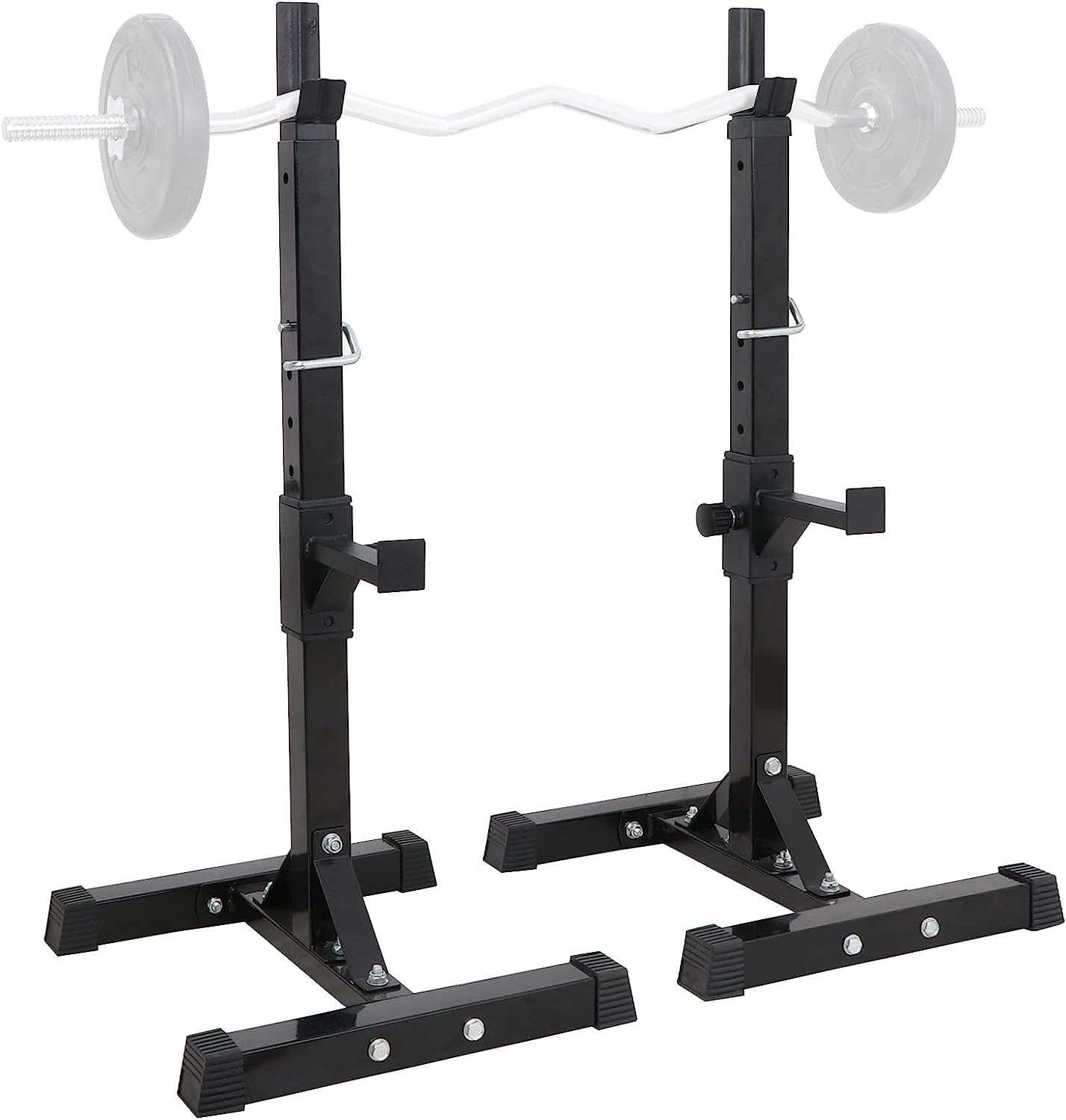 Adjustable Squat Rack Stand Barbell Bench Press Stands Rack Push Up ...