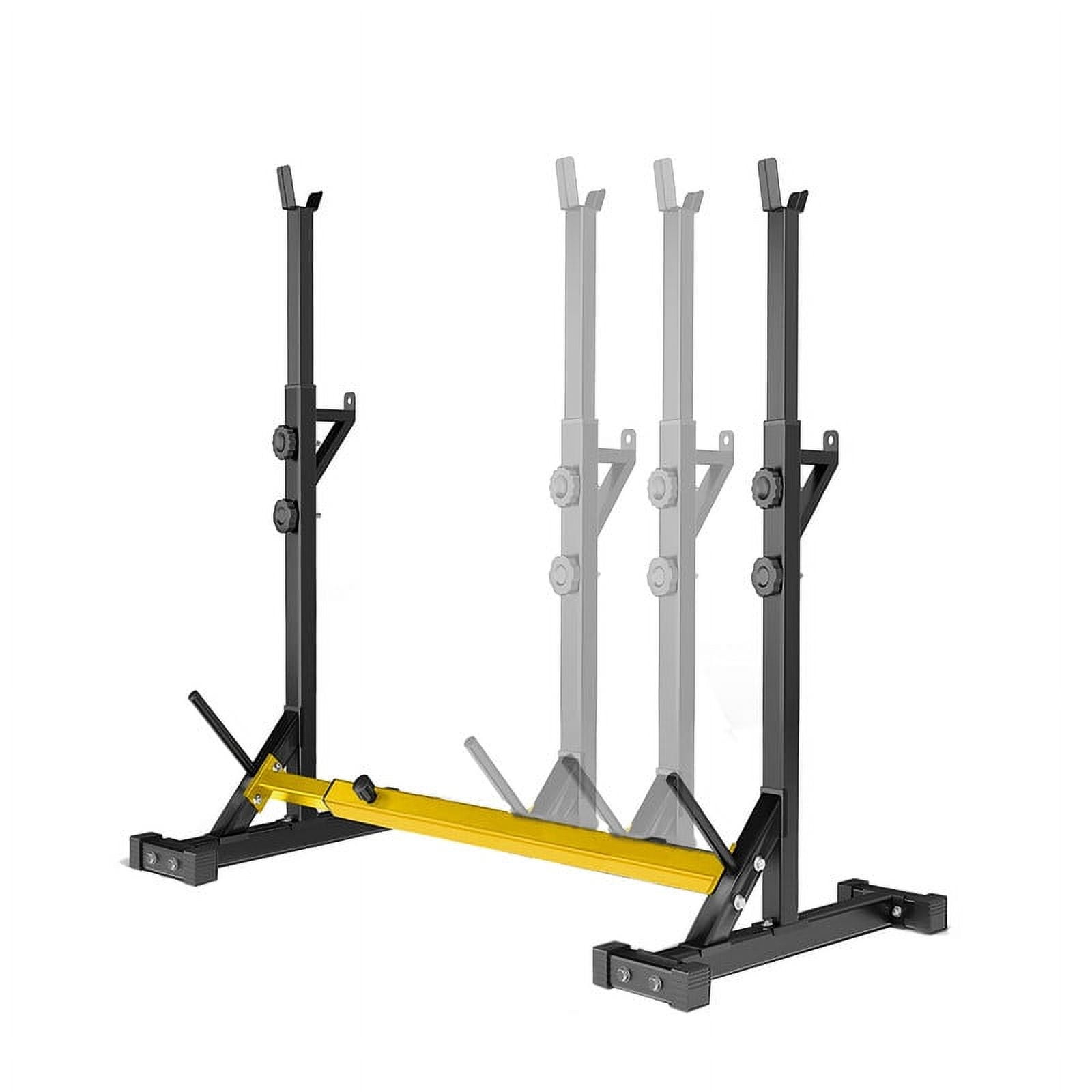 Adjustable Squat Rack Stand MultiFunction Barbell Rack Weight Lifting