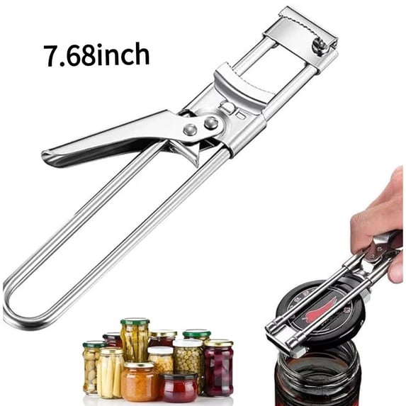 Adjustable Stainless Steel Jar Opener,Jar Opener,For Weak Hand Seniors Arthritis, Gripper Kitchen Gadget Easy To Open Tight Lid