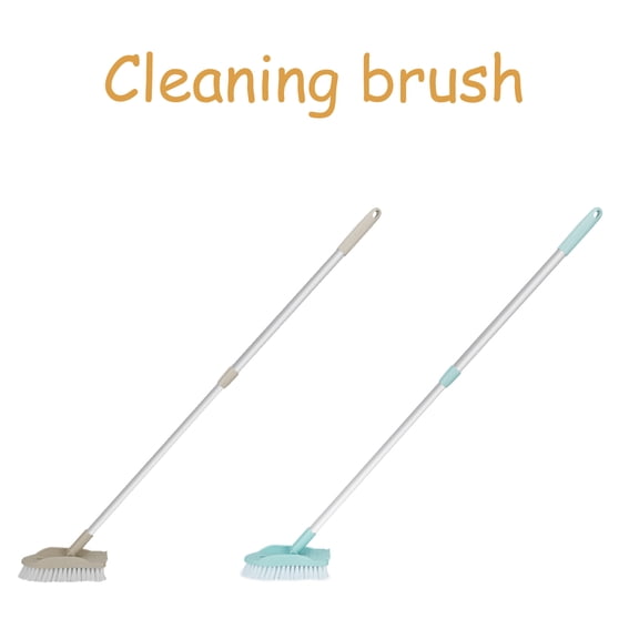 Adjustable Stainless Steel Multi-Function Shower Cleaning Brush with Handle Door Window Scour Brush Bathtub Scrub Brushes