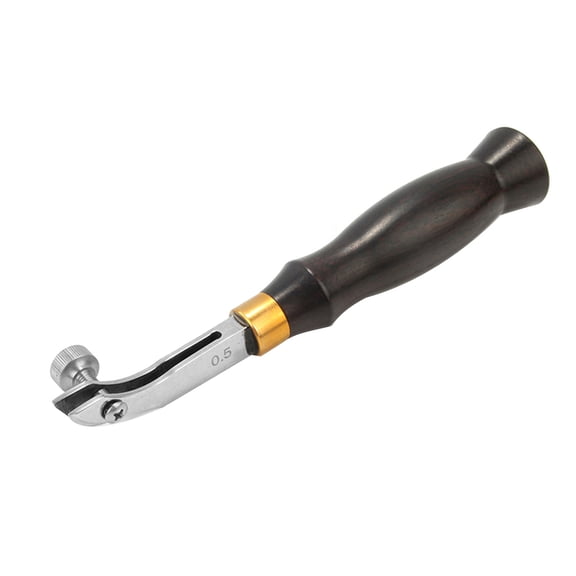 Adjustable Stainless Steel Outside Edges Creaser Craft Tool for Leatherworking Wearable Creasing Tool & Wearable