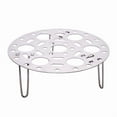 thumbnail image 1 of Adjustable Stainless Steel Round Egg Steaming Rack - Versatile Kitchen Trivet for Eggs, Vegetables Perfect for Pressure Cookers, Rice Cookers, and Ovens Rust-Resistant, 1 of 9