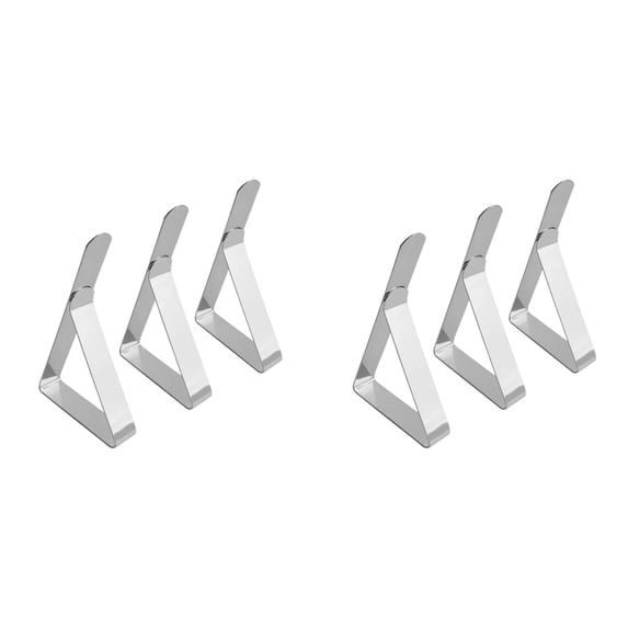 Adjustable Stainless Steel Tablecloth Clips, Windproof Table Cover Clamp Holders, Durable Fasteners for Picnic Tables, Wedding Banquets, Restaurant Buffets and Outdoor Patio Events