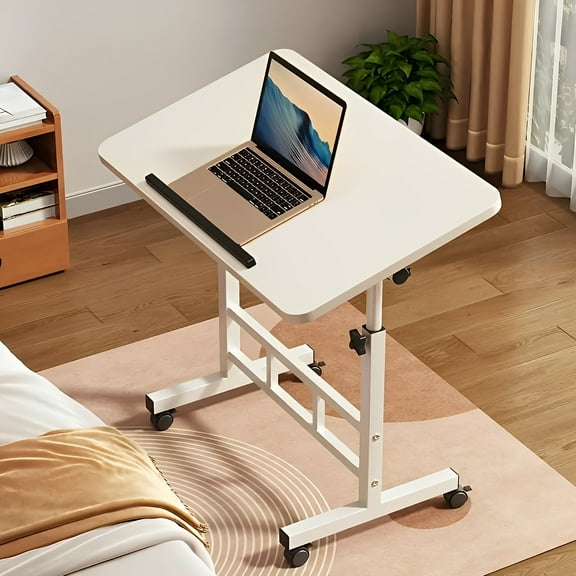 Adjustable Standing Desk 23.6"-35" Height & 0°-90° Tilt, Mobile Folding Table for Home Office, Space-Saving & Sturdy