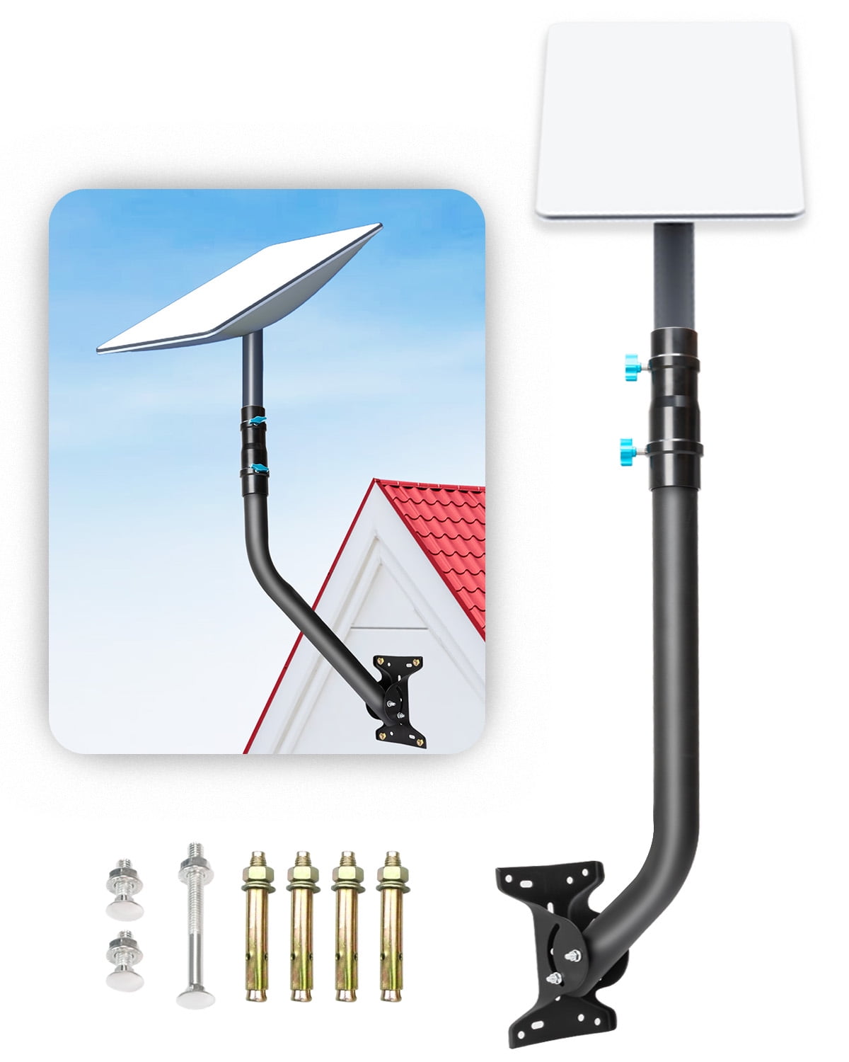 Adjustable Starlink Mounting Kit, Aspotify Starlink Long Wall Mount