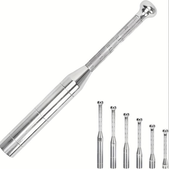 Adjustable Steel Club Bell, 6.5-17.5 LBS, Non-Slip Handle, for Strength, Core, Grip & Rehab Workouts