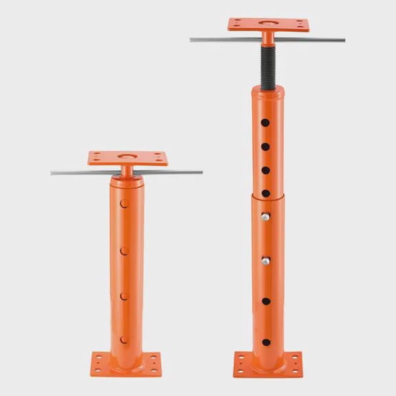Adjustable Steel House Floor Jacks 2 Pack, 19-36" Height, 18,000 lbs Load Capacity, Basement Jack Post Pole for Leveling, Telescoping Post for Temporary Support