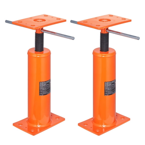 Adjustable Steel Jack Posts,2 Pack,12-16 " Height,9700 lb Capacity Each,Telescoping Support Beam for Floor Leveling and Basement Repair.