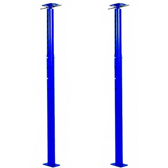 Adjustable Steel Jack Posts 2 Pack Heavy Duty 18000 lbs, Telescoping Floor Jack for Basement Crawlspace Leveling, Swivel Top Beam Joist Support, Rust Resistant