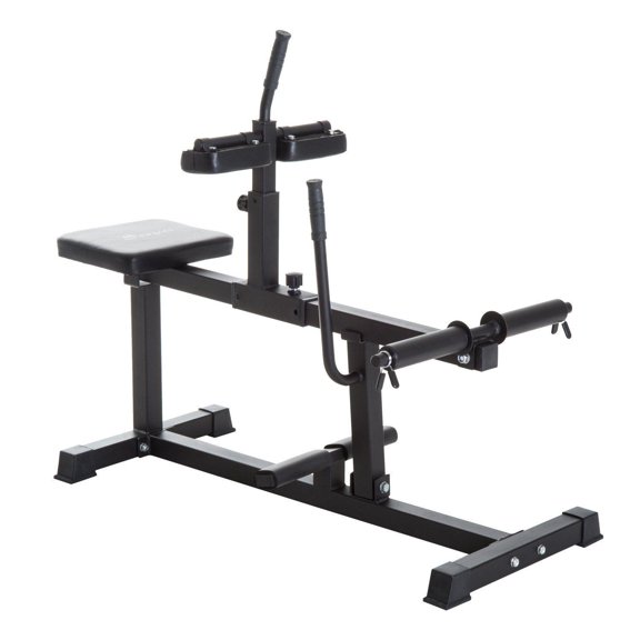Adjustable Steel Seated Calf Raise Leg Press Machine for Strength Training Gym Equipment Black
