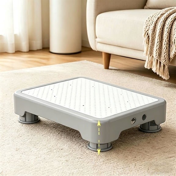 Adjustable Step Stool with Non Slip Platform, 600 lb One Step Stool for Adults