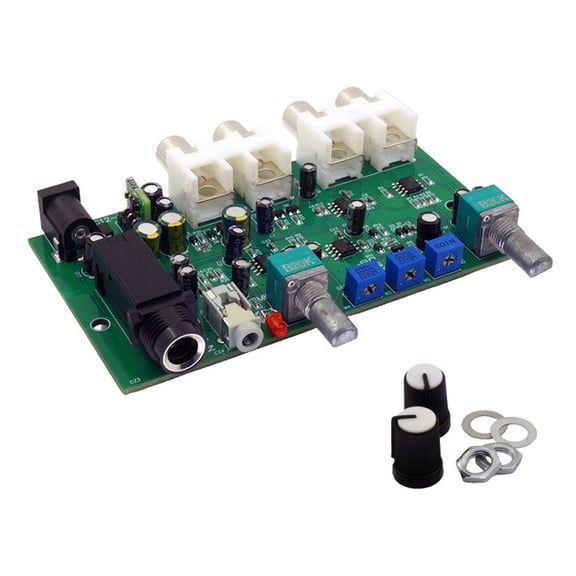 Adjustable Stereo Ducking Controller Features 3.5mm Ports Mutes Music During Voice Input