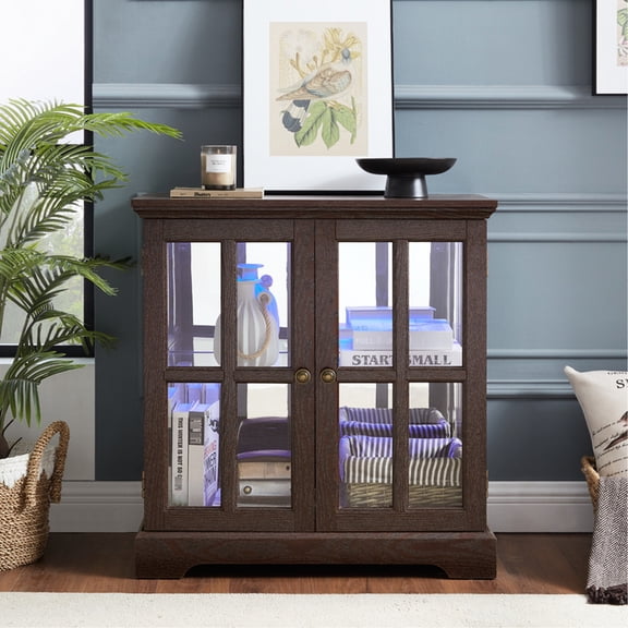 Adjustable Storage, LED Lights | Display Various Items and Improve Home Ambiance