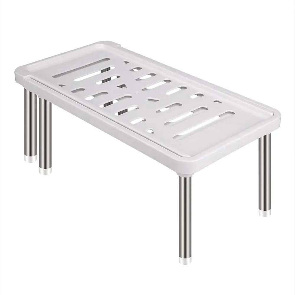 Adjustable Storage Rack Organizer Shelf PP Storage Rack Desktop ...
