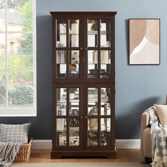 Adjustable Storage / Showcase in Living Room / Beautifully Lit Display