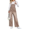 thumbnail image 1 of Adjustable Strap Sleeveless Women Loose Denim Overall Wide Leg Jumpsuit, 1 of 6