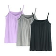 thumbnail image 1 of Adjustable Strap Sports Bras - High Impact Workout Bra, Breathable Moisture-Wicking Design (3-Pack) | Hontri | Women's Plus Size Soft Tank Top with Bra Sleeveless Comfort Yoga (O | 5XL), 1 of 8