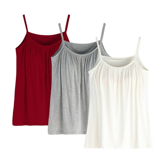 Adjustable Strap Sports Bras - High Impact Workout Bra, Breathable Moisture-Wicking Design (3-Pack) | Hontri | Women's Plus Size Soft Tank Top with Bra Sleeveless Comfort Yoga (N | 6XL)